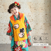 七五三レンタル着物3歳女の子モデル画像