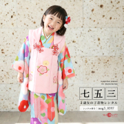 七五三レンタル着物3歳女の子モデル画像