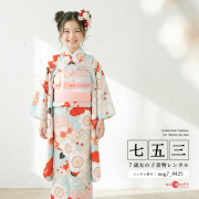 7歳着物レンタル着用モデル画像