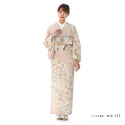 訪問着　JAPAN　STYLE　スモークピンク大七宝