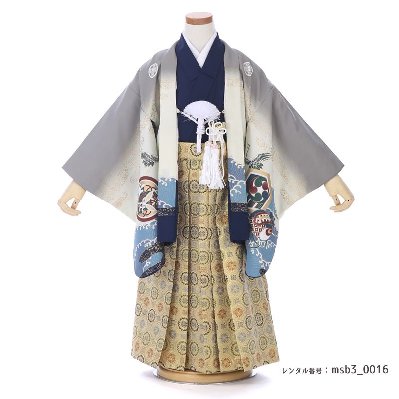 3歳男の子袴着物画像