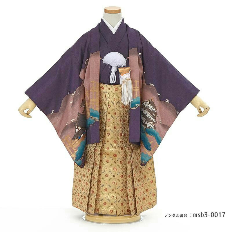 3歳男の子袴着物画像