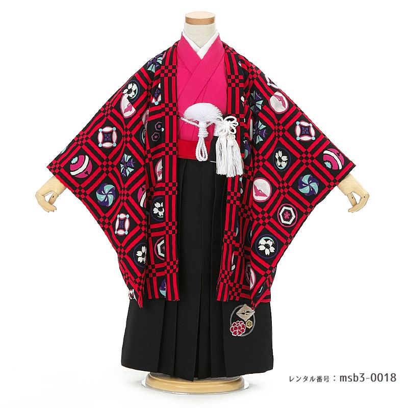 3歳男の子袴着物画像