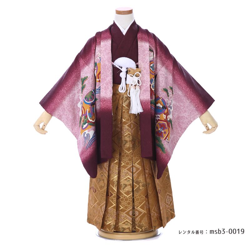 3歳男の子袴着物画像