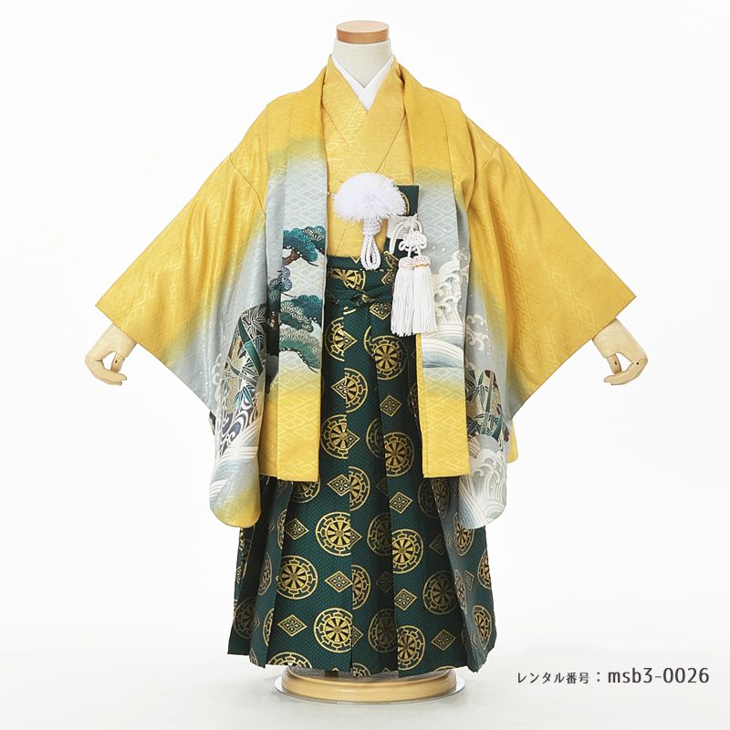 3歳男の子袴着物画像