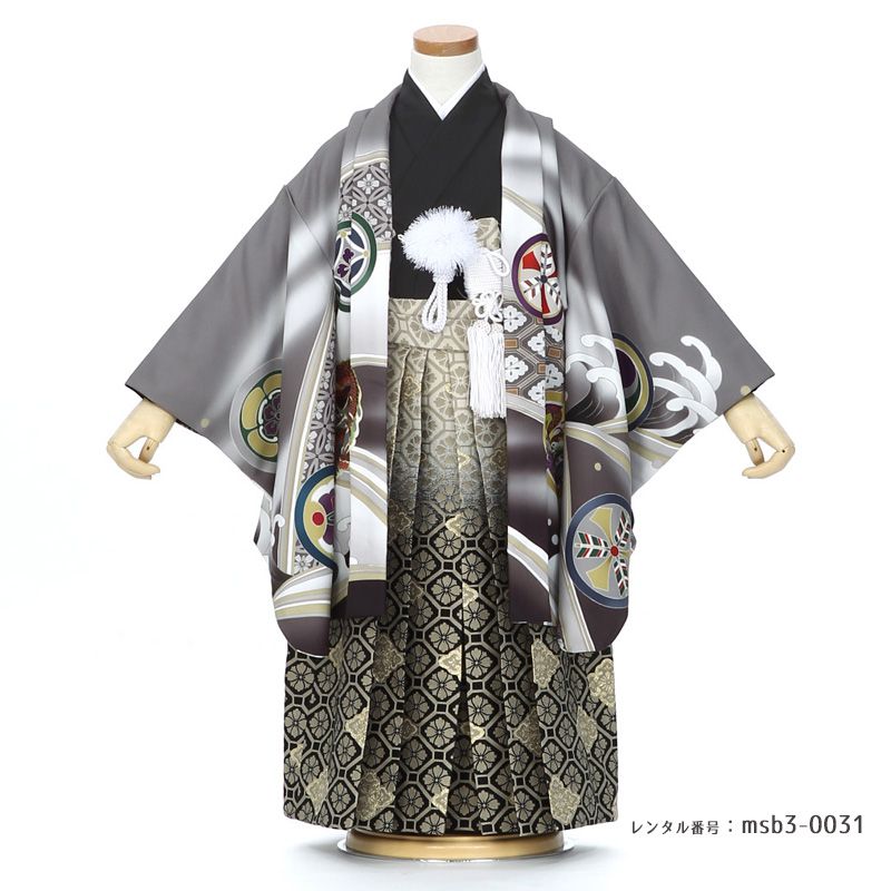 3歳男の子袴着物画像