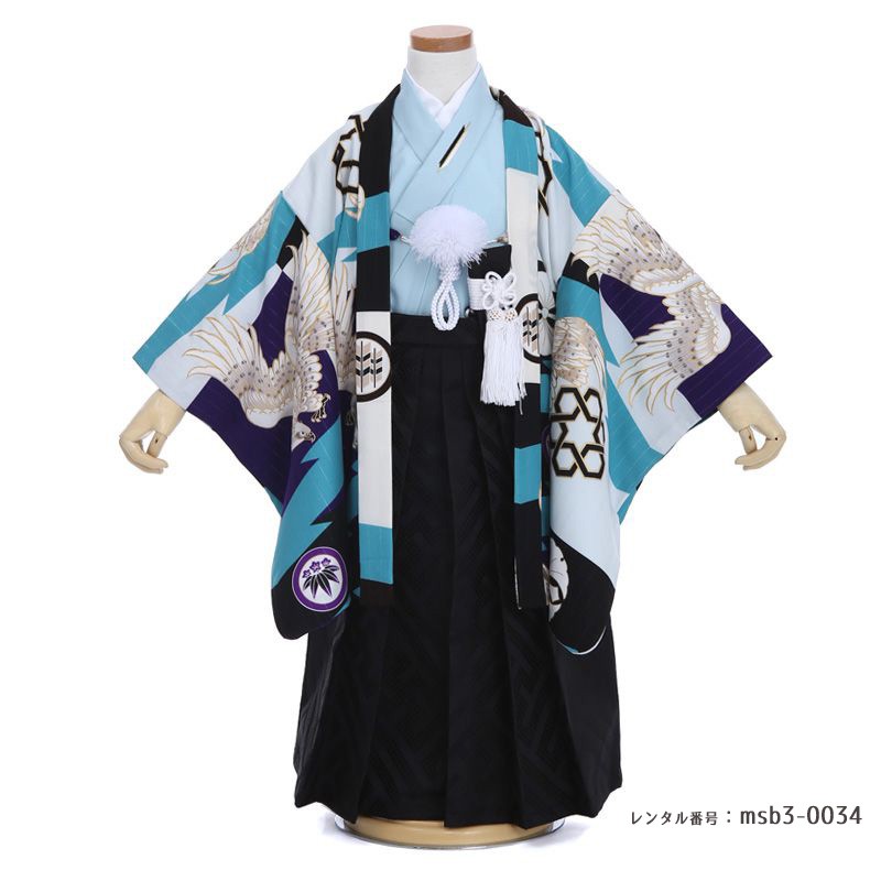 3歳男の子袴着物画像