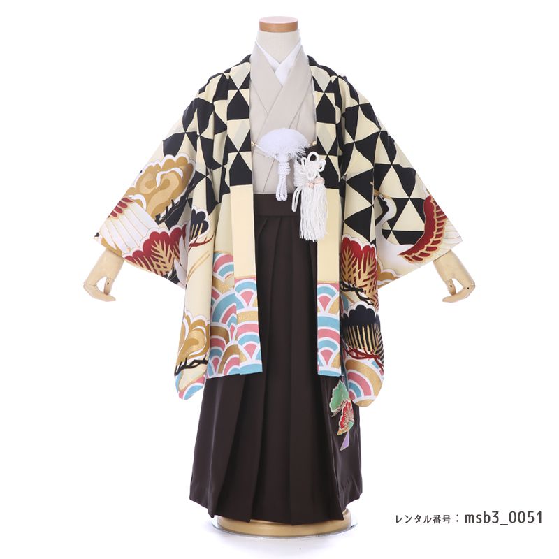 3歳男の子袴着物画像