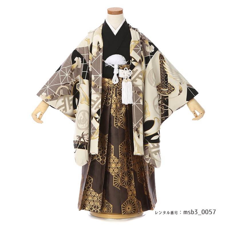 3歳男の子袴着物画像