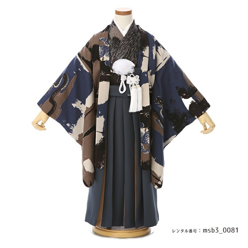 3歳男の子袴着物画像