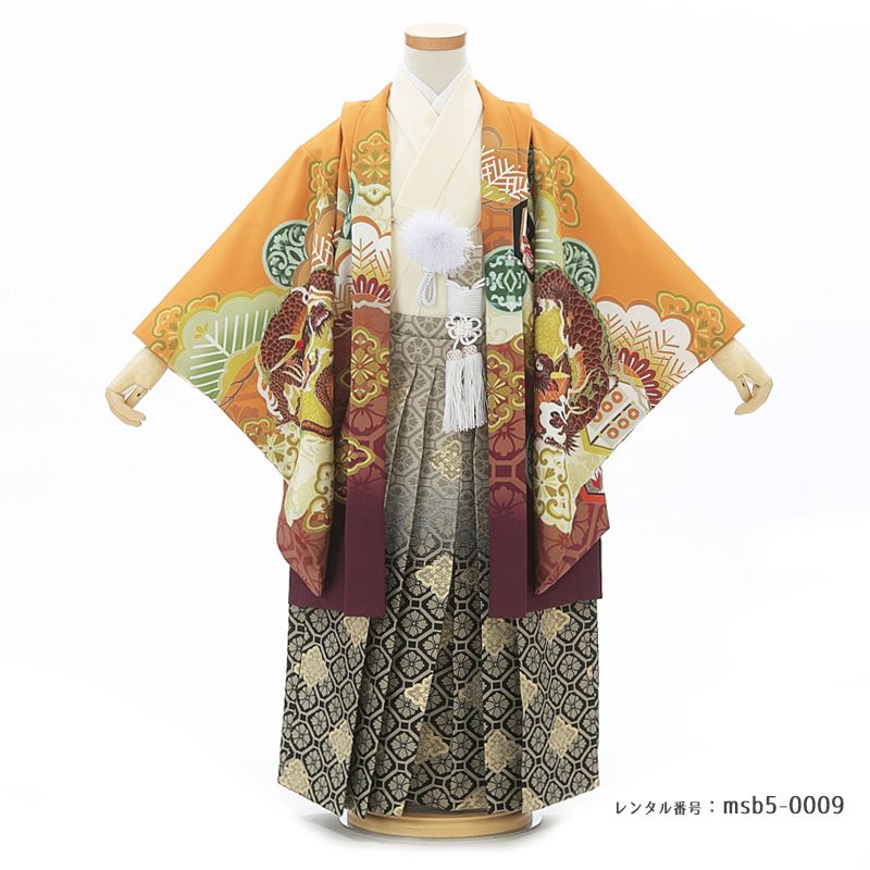 5歳男の子袴着物画像