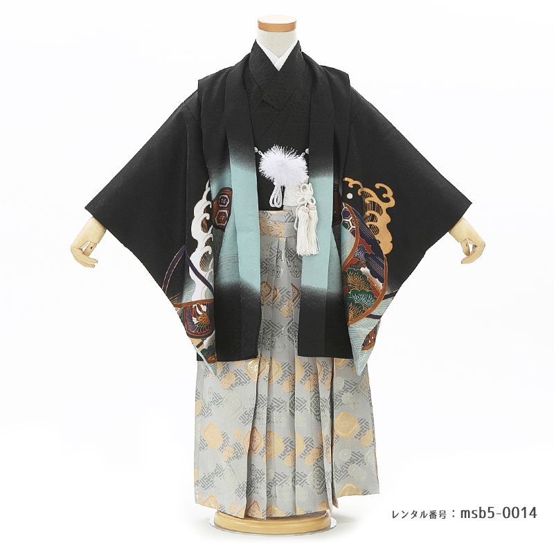 5歳男の子袴着物画像