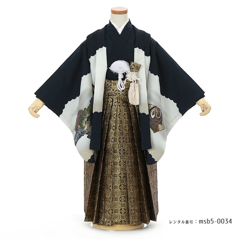 5歳男の子袴着物画像