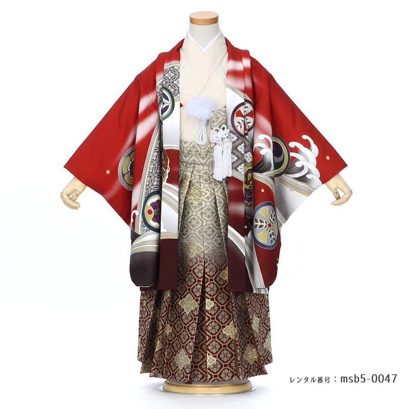 5歳男の子袴着物画像