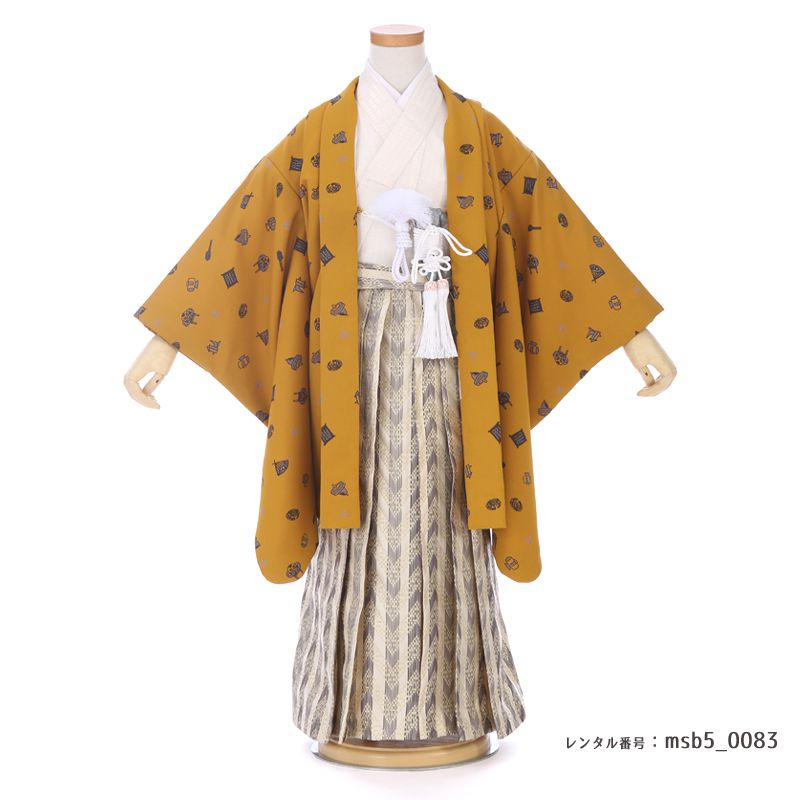 5歳男の子袴着物画像