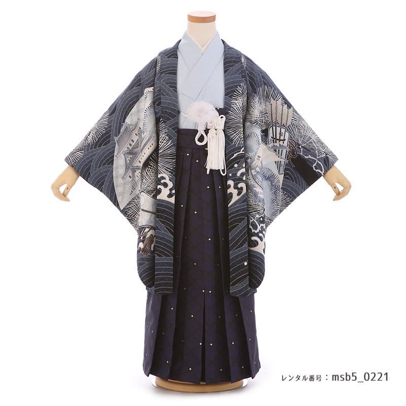 5歳男の子着物袴画像