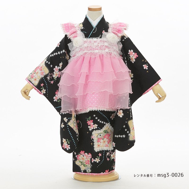 3歳女の子被布着物画像