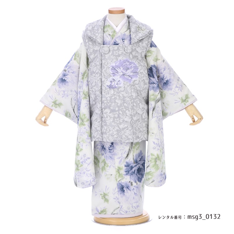 3歳女の子被布着物画像