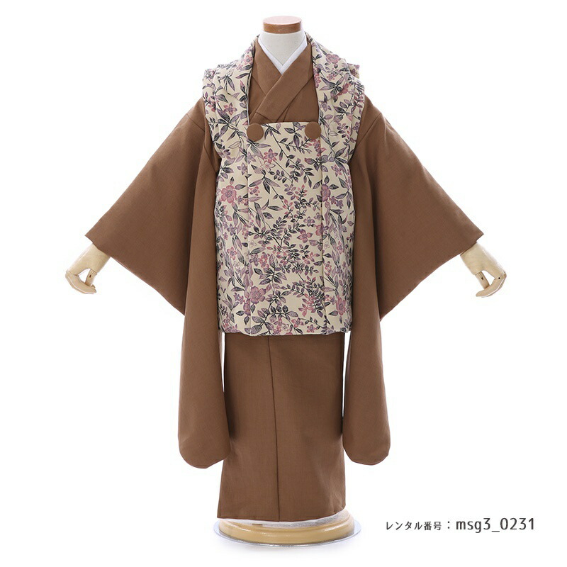 3歳女の子被布着物画像