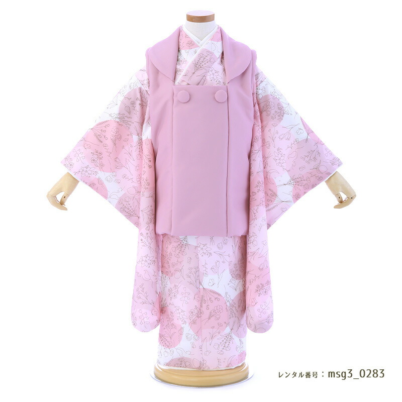 3歳女の子被布着物画像