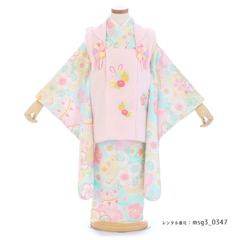 3歳女の子被布