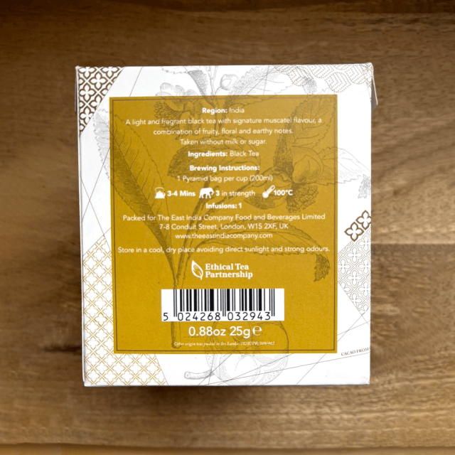 東インド会社 ザ・キャンベル・ダージリン 10袋入り