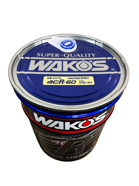 WAKO'S　ワコーズ　レーシングスペックエンジンオイル　4CR-60　10W-60　E476
