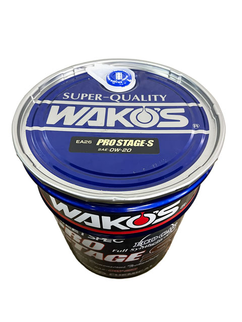 WAKO'S　ワコーズ　Full Synthetic　高性能ストリートスペックエンジンオイル【PRO-S20】EA26　粘度：0W-20　20L（ペール缶）
