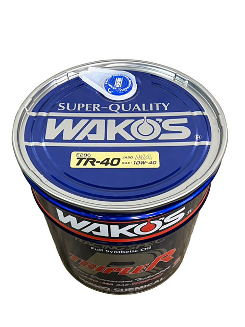 WAKO'S　ワコーズ　レーシングスペックエンジンオイル　TR-40　10W-40　E286