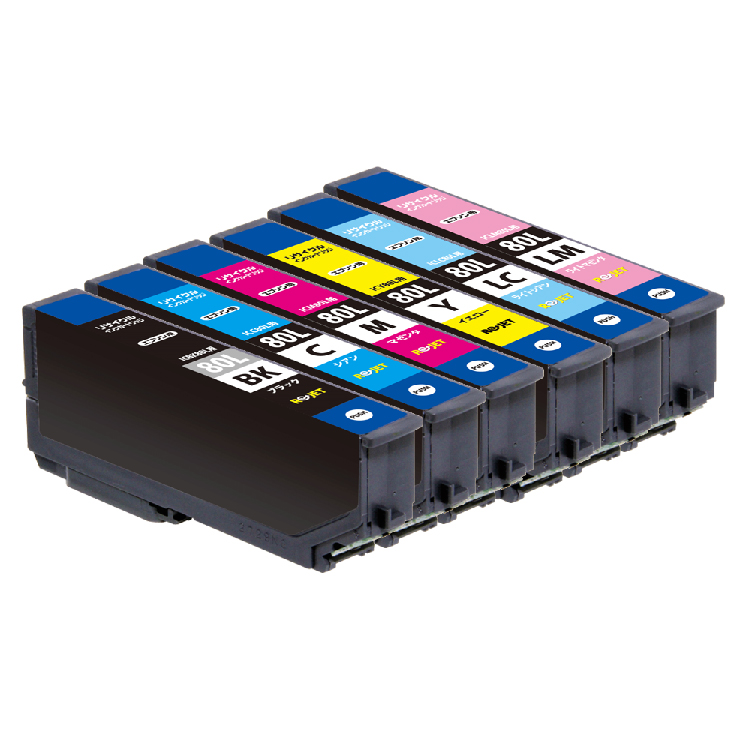 IC6CL80L 6色パック リサイクルインク
