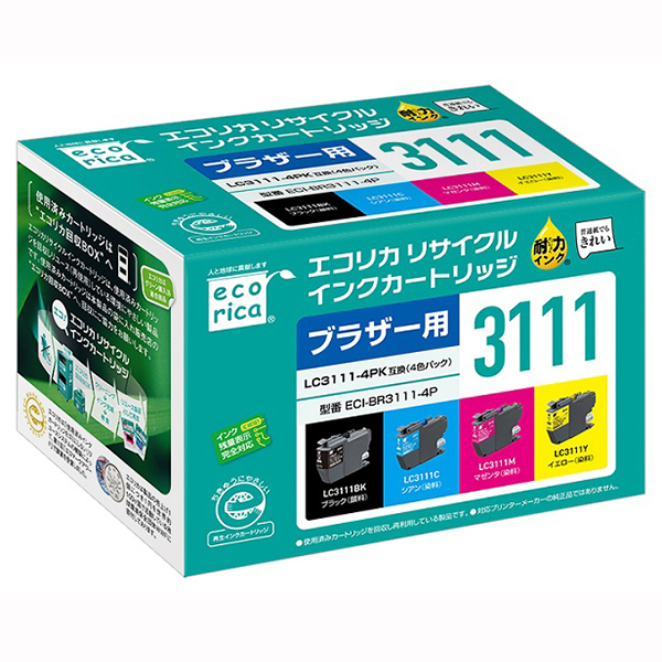 LC3111-4PK 4色パック リサイクル