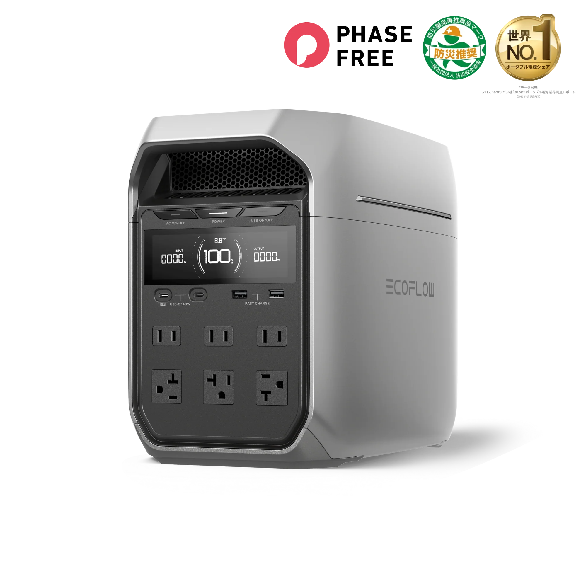 EcoFlow エコフロー ポータブル電源 DELTA 3 Plus EFDELTA3P-JP-CBox