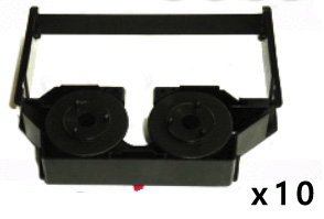 ERC-02 カセットリボン 黒 汎用品（新品・ノーブランド）＜10個入＞