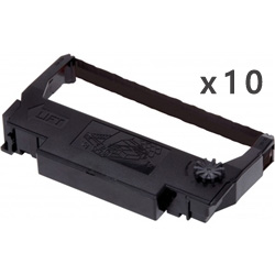 ERC-38 リボンカセット 紫 汎用品（新品・ノーブランド）＜10個入＞