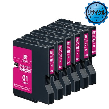 GELJETカートリッジ マゼンタ RC-1M01 リサイクル ＜6個入＞