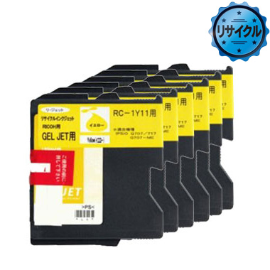 GELJETカートリッジ イエロー RC-1Y11 リサイクル ＜6個入＞