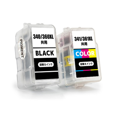 純正インクカートリッジ BC-361＆360 細かい 