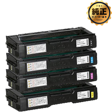 RICOH トナーカートリッジ P C300（ブラック,シアン,マゼンタ,イエロー） 純正