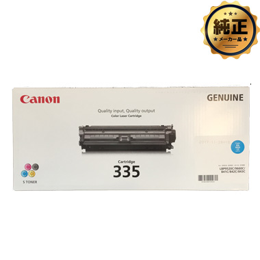 Canon トナーカートリッジ335 / CRG-335（BLK,CYN,MAG,YEL）純正：日本  