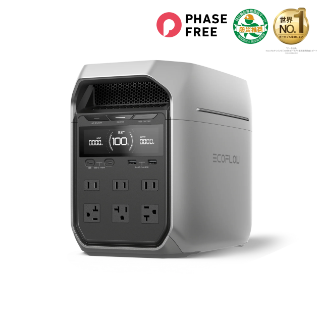 EcoFlow エコフロー ポータブル電源 DELTA 3 Plus EFDELTA3P-JP-CBox