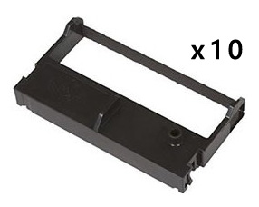 ERC-43 リボンカセット 黒 汎用品（新品・ノーブランド）＜10個入＞