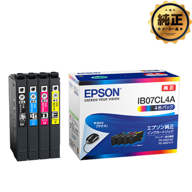 EPSON インクパック IB07（KA,CA,MA,YA,CL4A）標準 シリーズ 純正