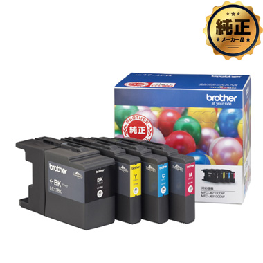 brother インクカートリッジ LC17-4PK（大容量） 純正＜4色入＞