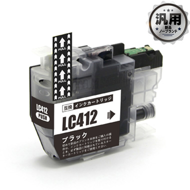 インクカートリッジLC412BK ブラック 汎用品（新品・ノーブランド）