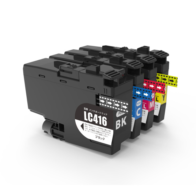 インクカートリッジLC416-4PK 汎用品（新品・ノーブランド） ＜4色入＞ （2年間補償）