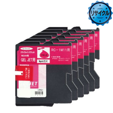GELJETカートリッジ マゼンタ RC-1M11 リサイクル ＜6個入＞