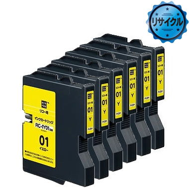 GELJETカートリッジ イエロー RC-1Y01 リサイクル ＜6個入＞