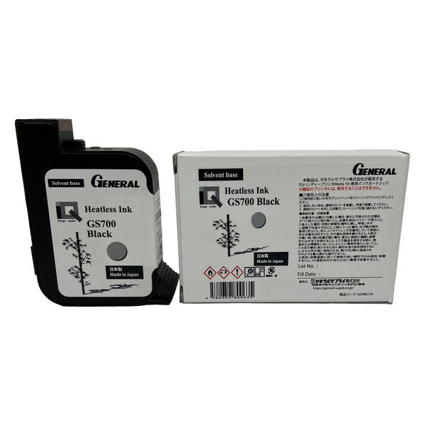 TIJハンディープリンタ専用インクカートリッジ　HEATLESS INK GS700 BK 純正