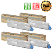 OKI TC-C3シリーズ 純正 ４色セット OKI 純正 トナーカートリッジ 4色セット OKI トナーカートリッジ 4色