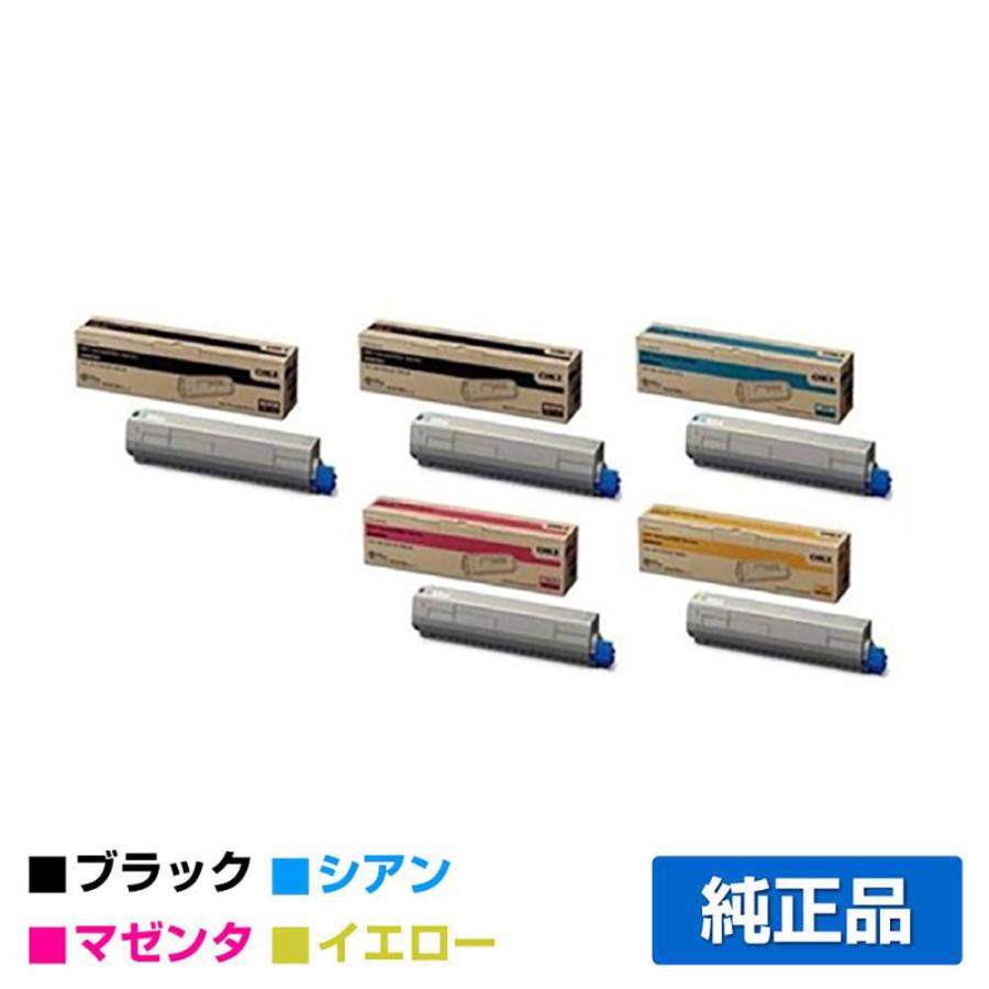 沖データ OKI TNR-C3LK1/C1/M1/Y1トナーカートリッジ 4色/黒2本ブラック/シアン/マゼンタ/イエロー 純正 C811dn C811dn-T C841dn MC863dnwv MC883dnwv MC843dnwv